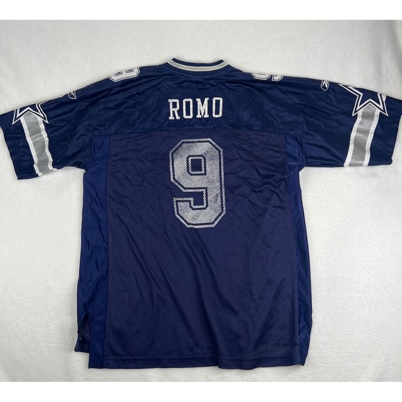 Vintage Reebok Dallas Cowboys NFL Tony Romo #9 Home On Field Jersey XL - Picture 9 of 9
